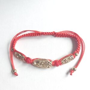 Elegant Red and Gold Bracelet
